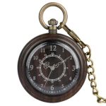 Wooden Pocket Watch Retro