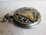 Sailboat mechanical pocket watch with sail boat - Image 3