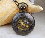 Indian Chief Black Pocket Watch - Image 5