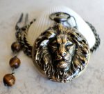 Lion Head Mechanical Pocket Watch - Image 3