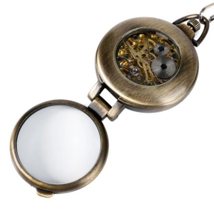 Mechanical Pocket Watch Classic Silvered
