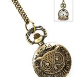 Owl Pocket Watch Necklace