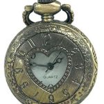 Pocket Watch Heart  Necklace