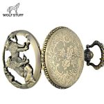 Pocket Watch Wolf Design - Image 3