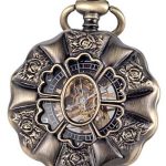 Pumpkin Rose Pocket Watch