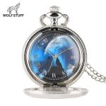 Silver Wolf Pocket Watch - Image 2